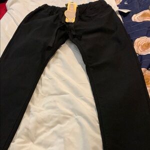 Stylish Black Drawstring Pants